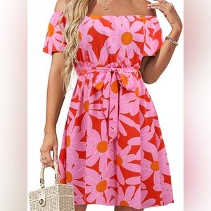 Wedding Guest Dresses A Line Shift Short Skater Dress with belt